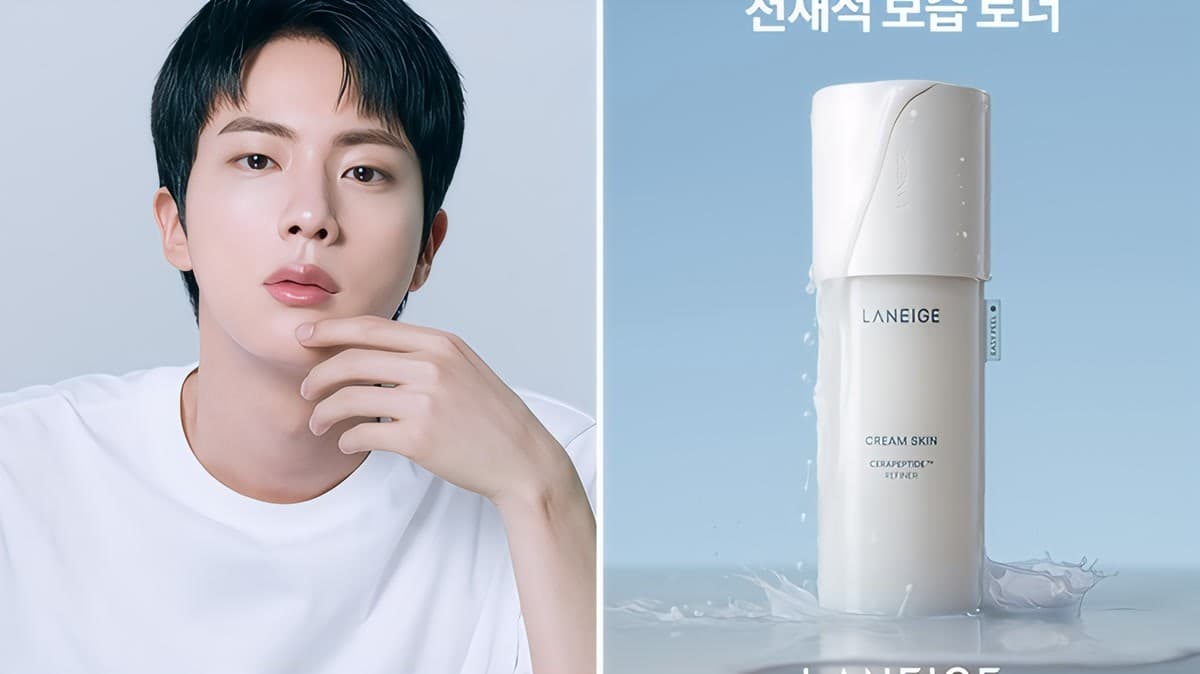 Cómo BTS Jin llevó el nuevo cushion de Laneige al número 1 en Olive Young