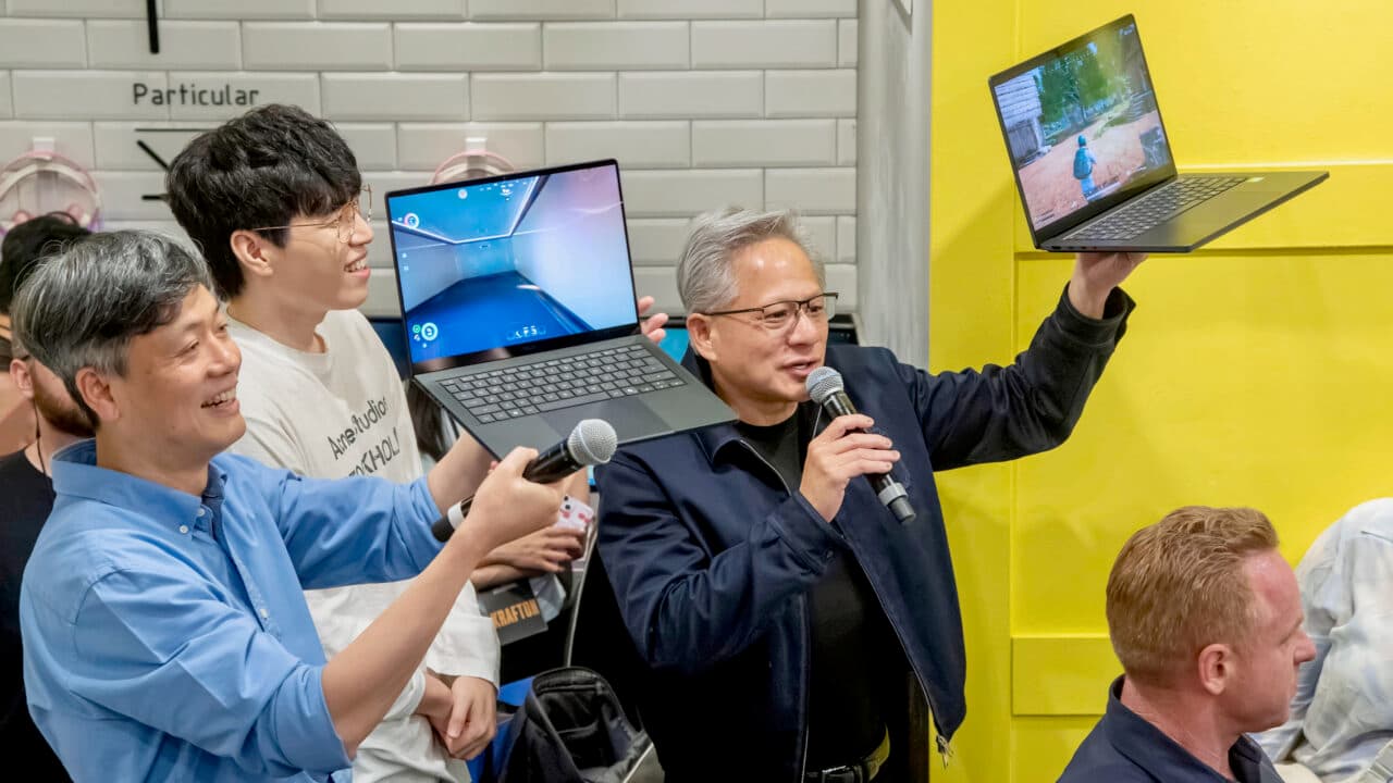 Jensen Huang convierte You Quiz en escenario de la era de la IA